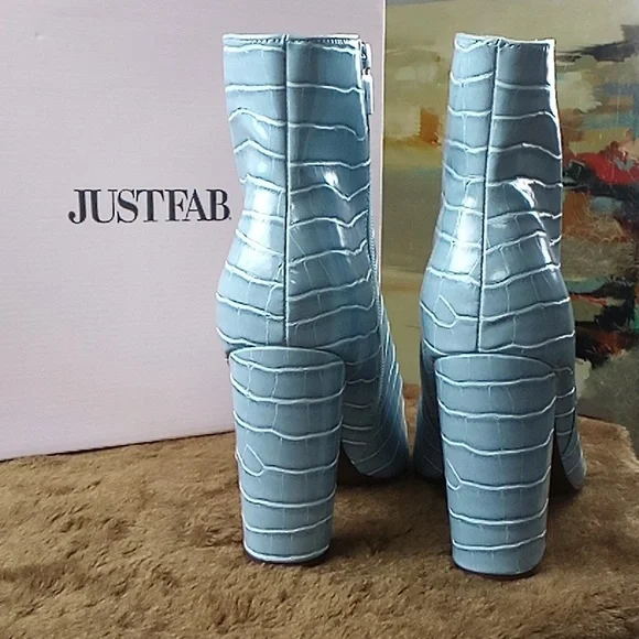 Just Fab Rosamund Booties, ladies size 12 (men's 10) - Picture 4 of 9